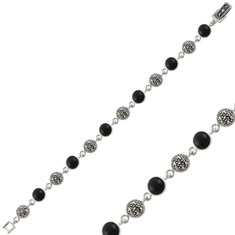 Onyx%20&%20Marcasite%20Bracelet