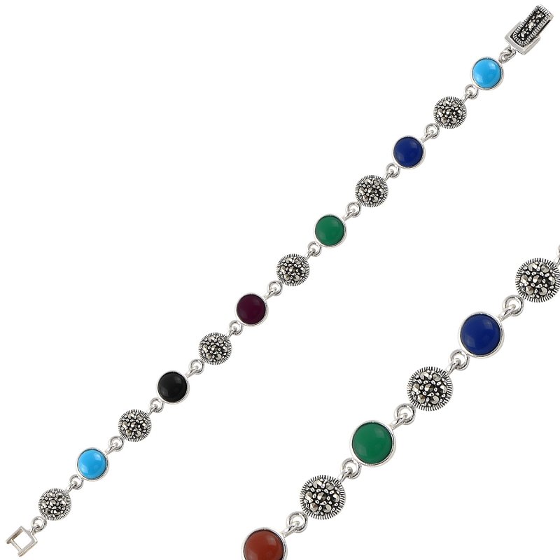 Gemstone%20&%20Marcasite%20Bracelet