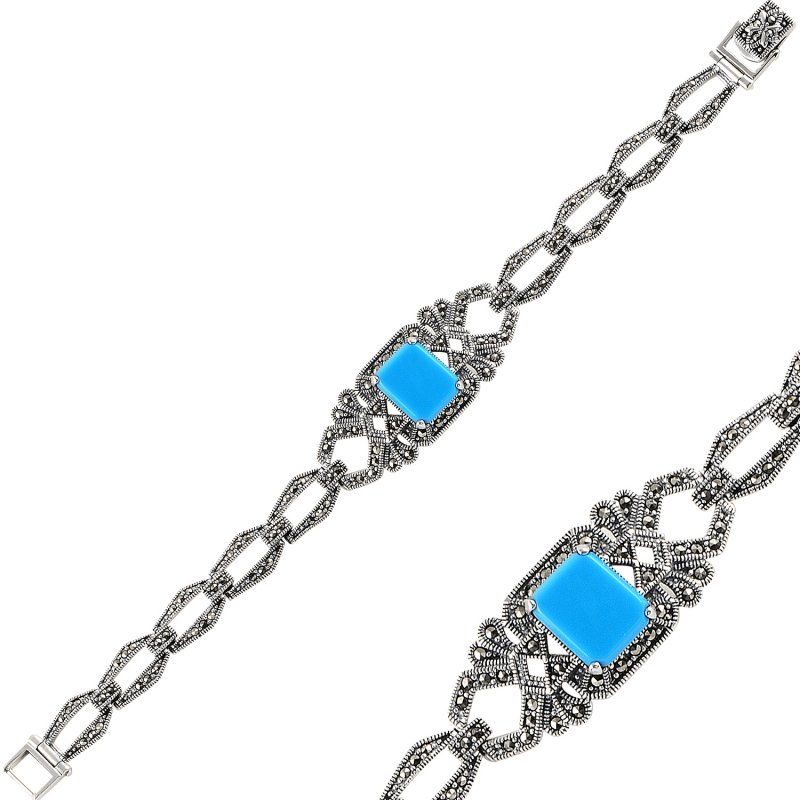 Turquoise%20&%20Marcasite%20Bracelet