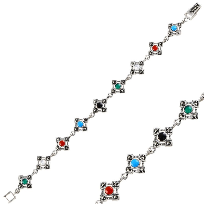 Gemstone%20&%20Marcasite%20Bracelet