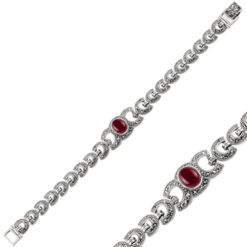 Red%20Agate%20&%20Marcasite%20Bracelet