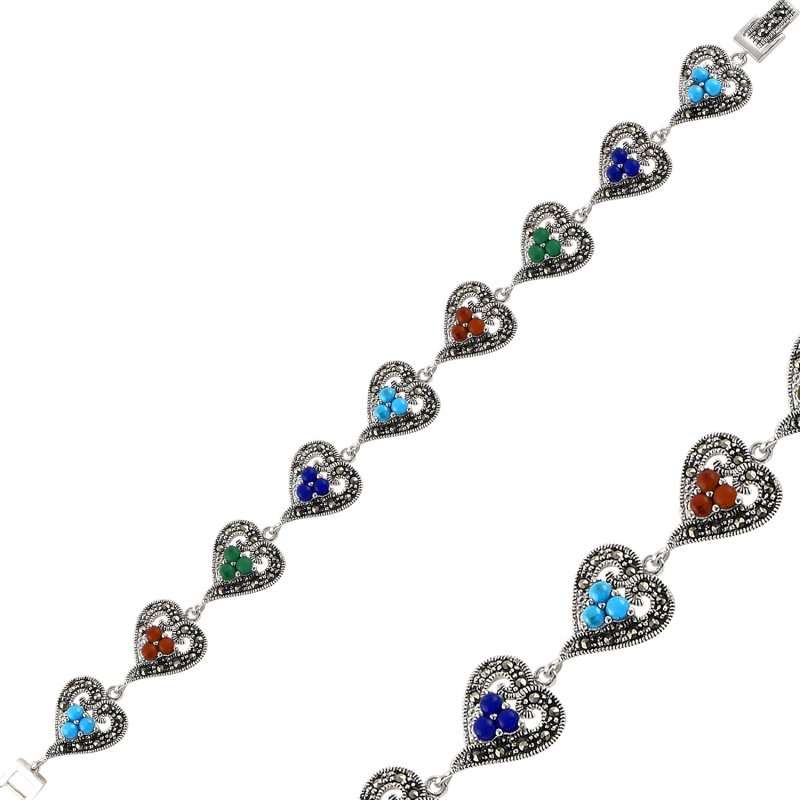 Gemstone%20&%20Marcasite%20Bracelet