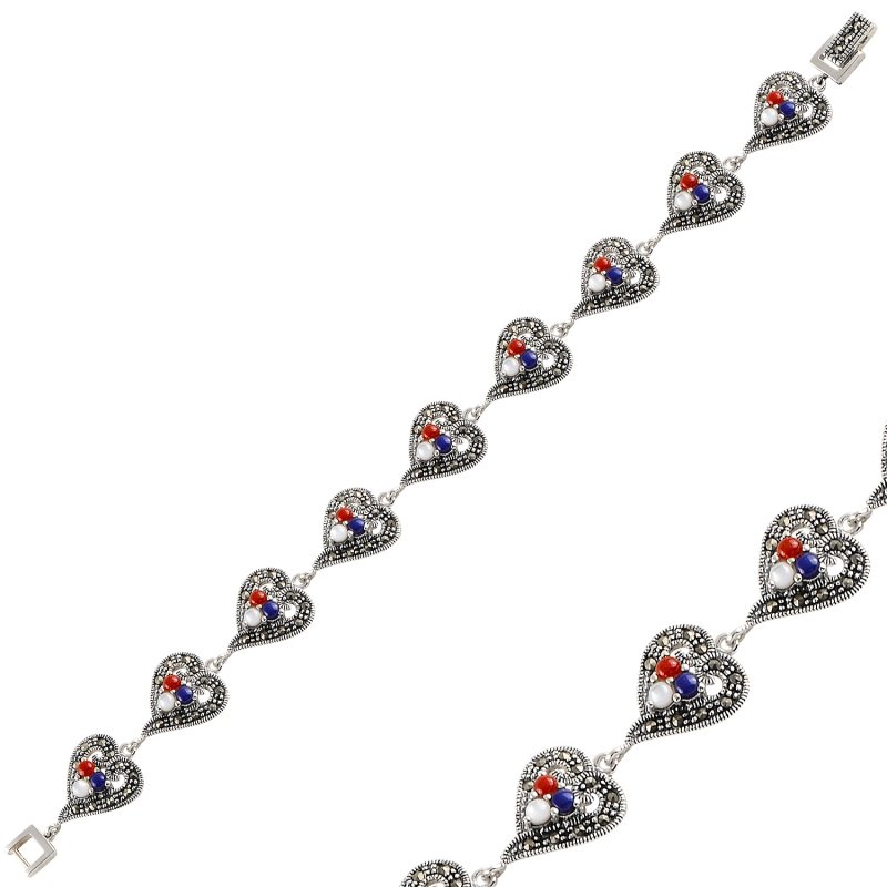 Gemstone%20&%20Marcasite%20Bracelet