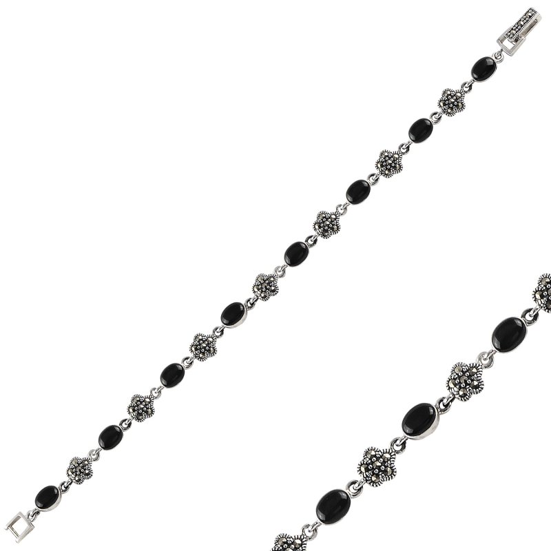 Onyx%20&%20Marcasite%20Bracelet