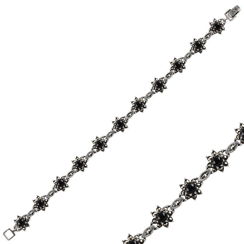 Onyx%20&%20Marcasite%20Bracelet