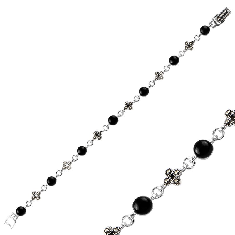 Onyx%20&%20Marcasite%20Bracelet