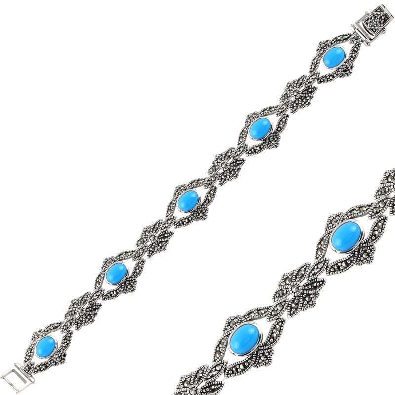 Turquoise%20&%20Marcasite%20Bracelet