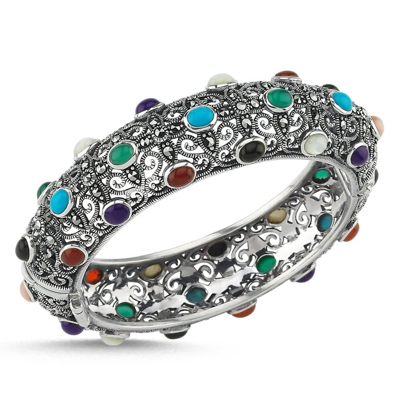 Marcasite%20Gemstone%20Bangle