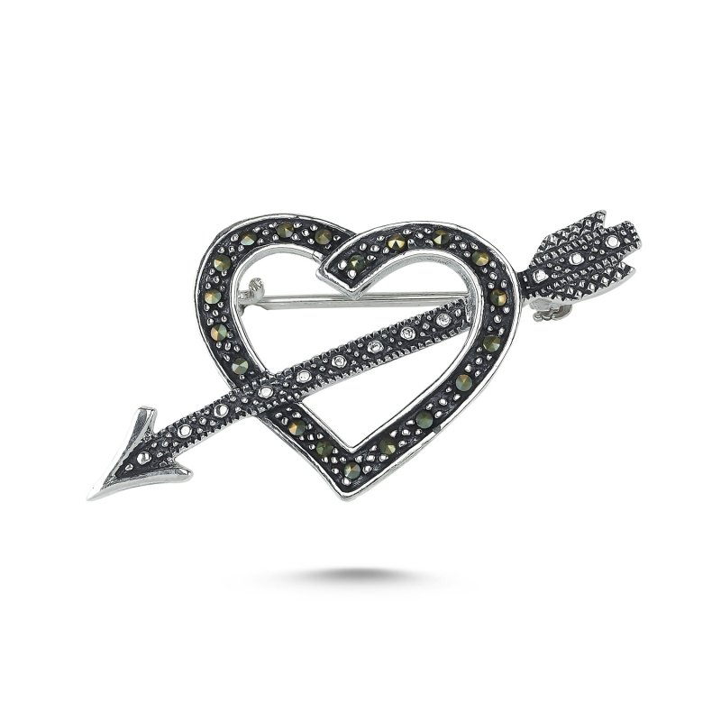 Heart%20&%20Arrow%20Marcasite%20Brooch