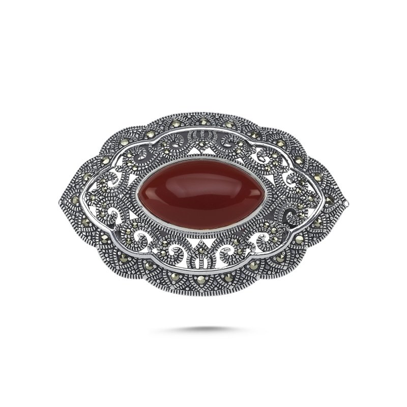 Red%20Agate%20&%20Marcasite%20Brooch