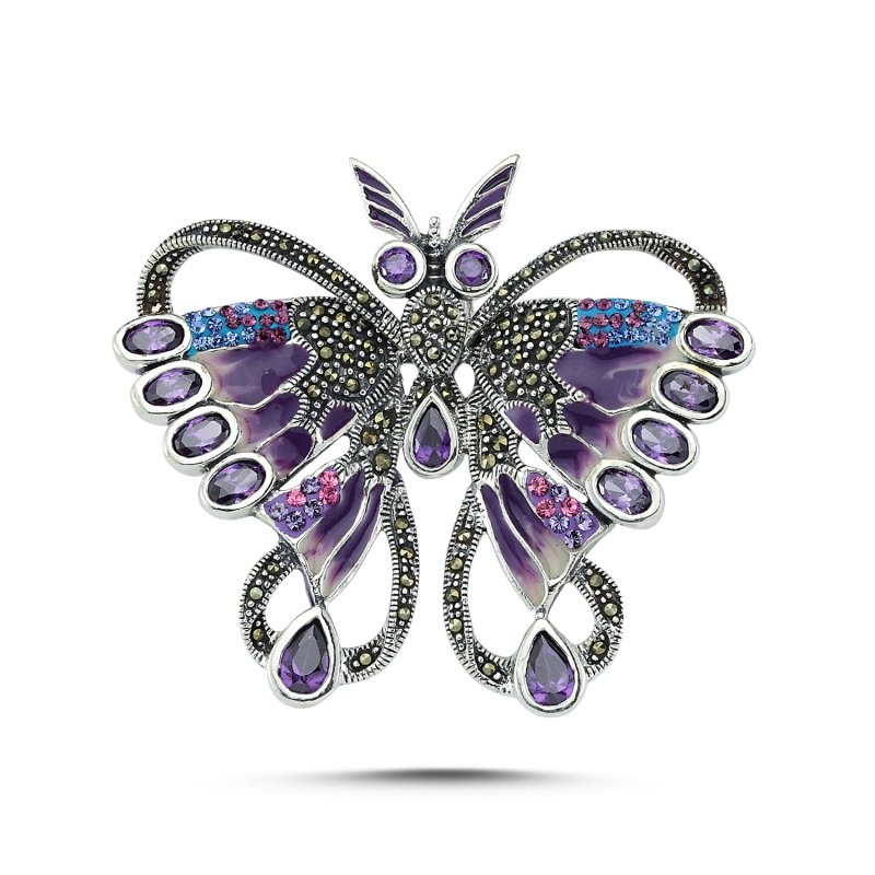 Butterfly%20Enamel%20&%20Marcasite%20Brooch