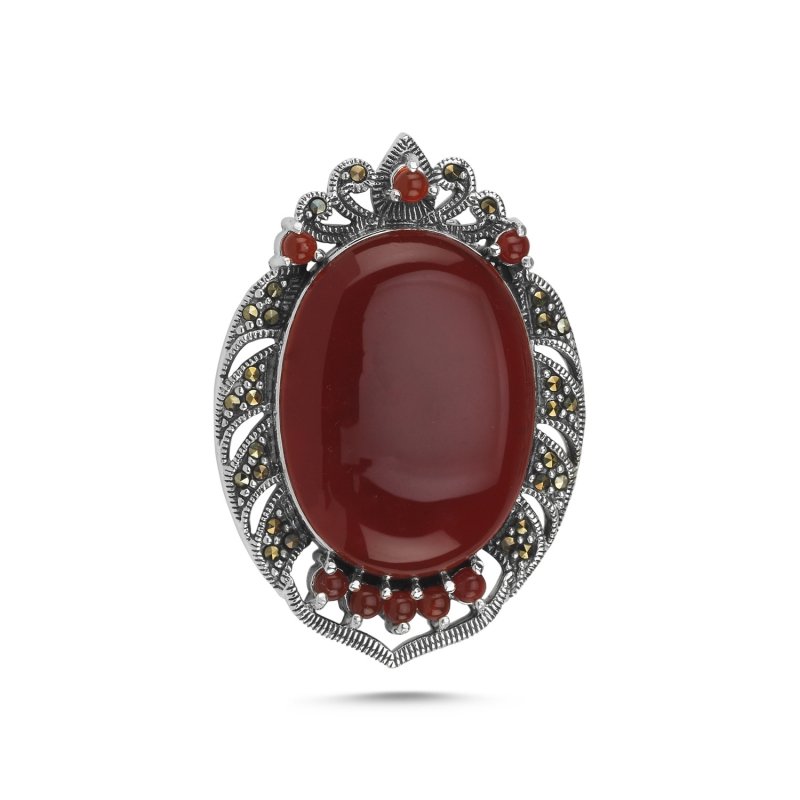 Red%20Agate%20&%20Marcasite%20Brooch