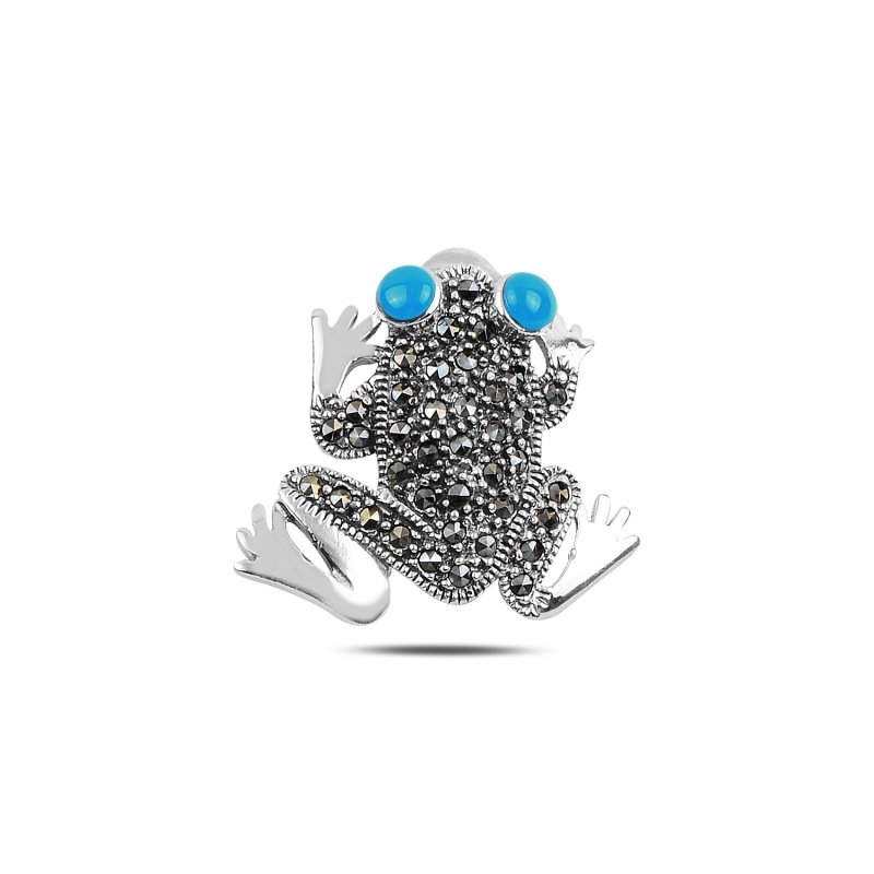 Frog%20Gemstone%20&%20Marcasite%20Brooch