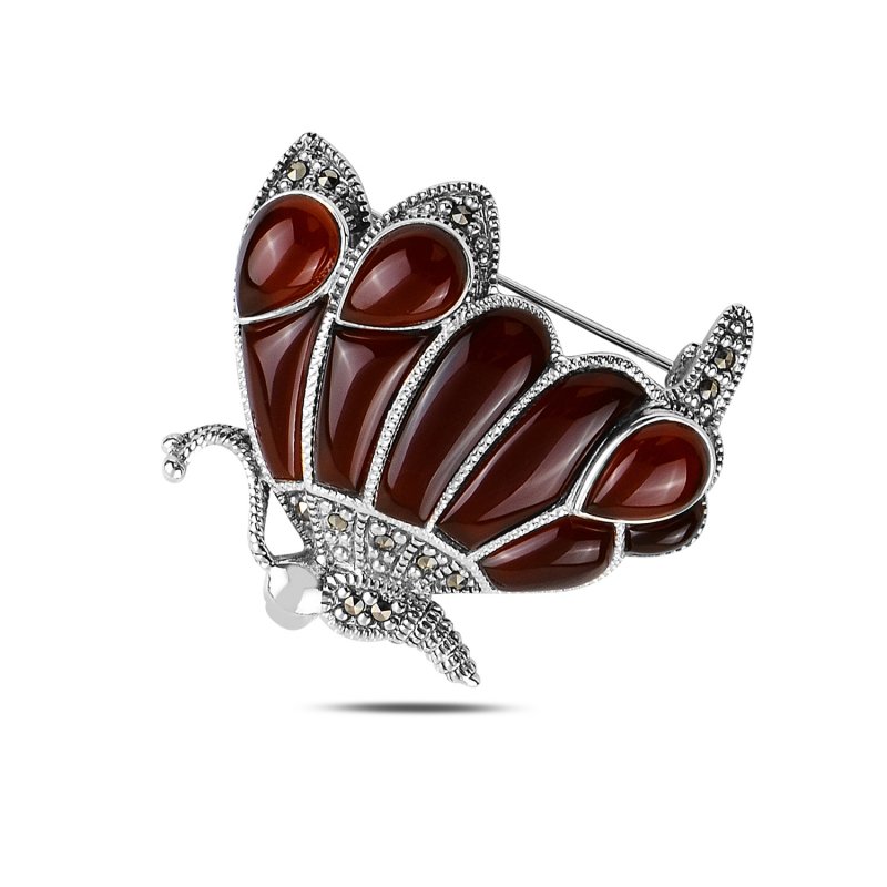 Butterlfly%20Gemstone%20&%20Marcasite%20Brooch