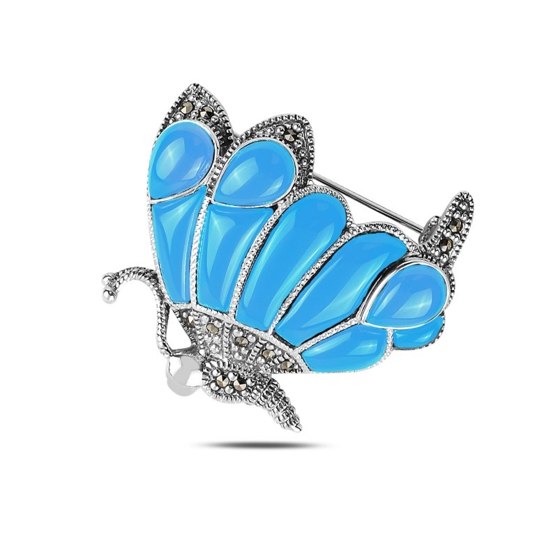 Butterlfly%20Gemstone%20&%20Marcasite%20Brooch