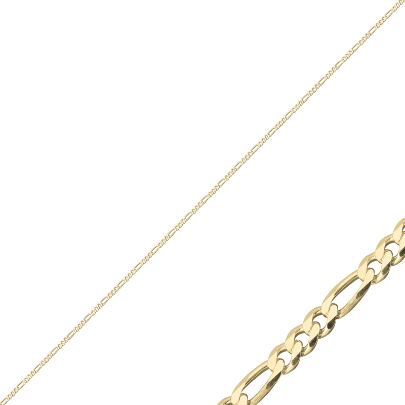 50%20Micron%20Figaro%20Chain%20Necklace