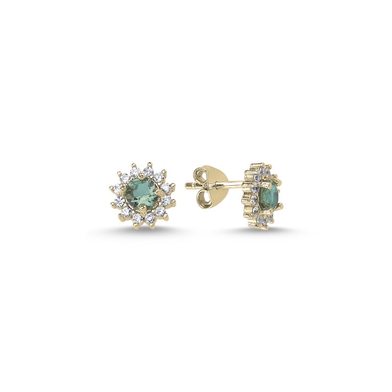 Halo%20Solitaire%20Zultanite%20&%20CZ%20Stud%20Earrings%20Gold%20Plated