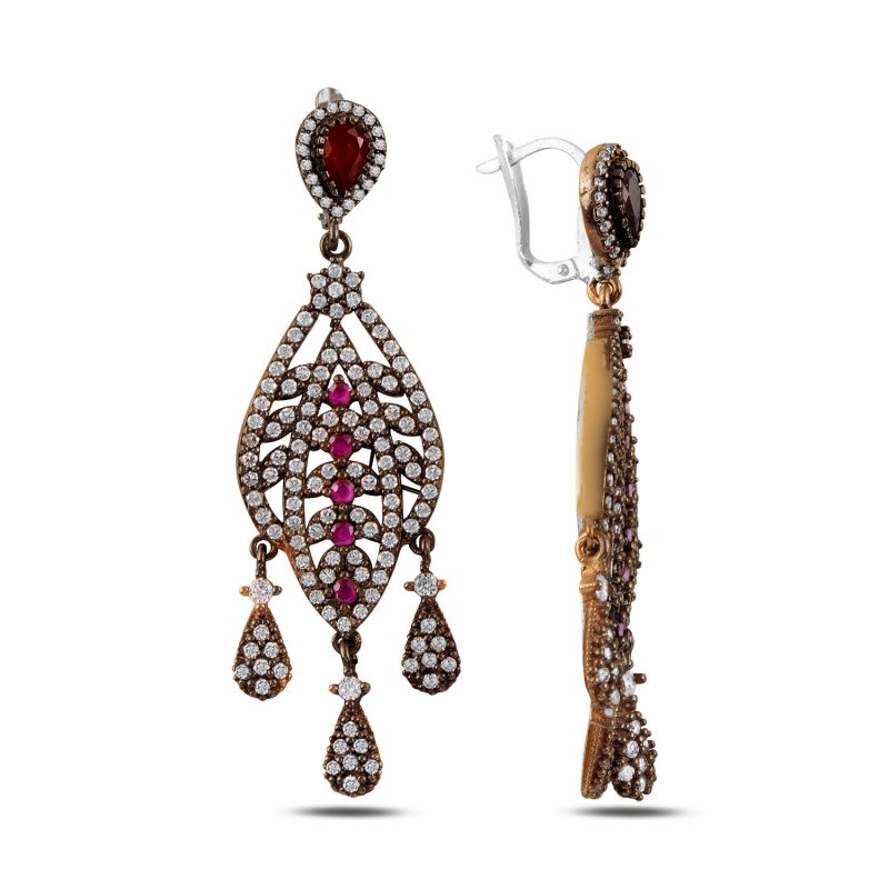 Ruby%20CZ%20Ottoman%20Style%20Earrings