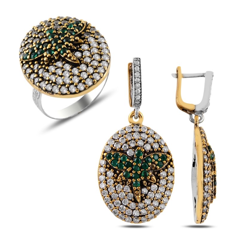 Emerald%20CZ%20Ottoman%20Style%20Set