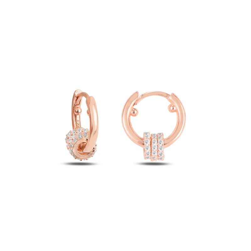 Movable%20Rings%20CZ%20Hoop%20Earrings%20Rose%20Gold%20Plated