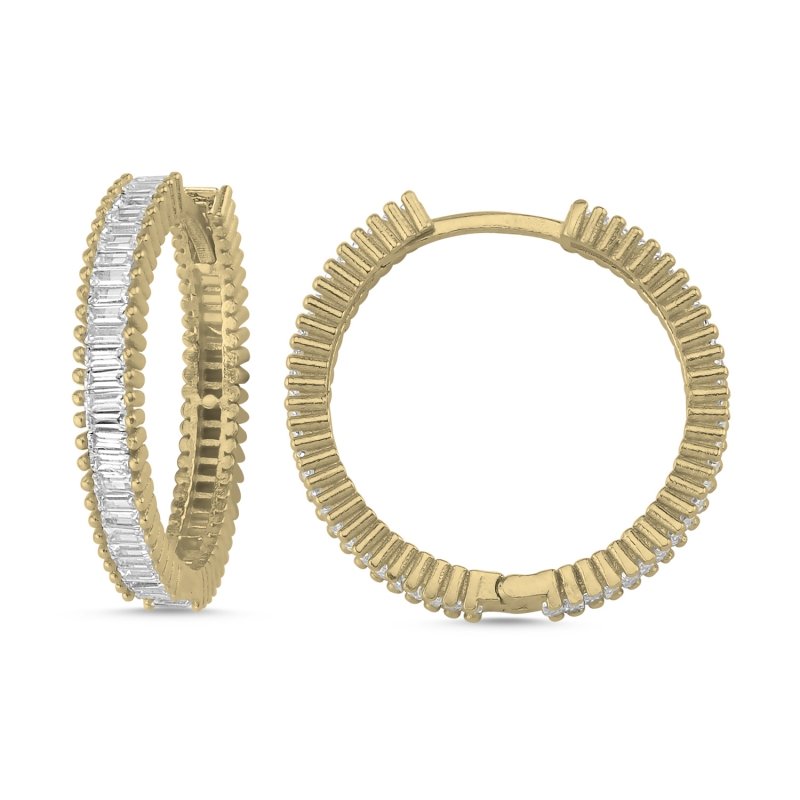 20mm%20Baguette%20CZ%20Eterntiy%20Hoop%20Earrings%20Gold%20Plated