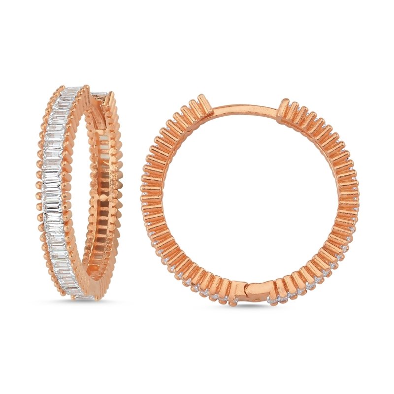 20mm%20Baguette%20CZ%20Eterntiy%20Hoop%20Earrings%20Rose%20Gold%20Plated