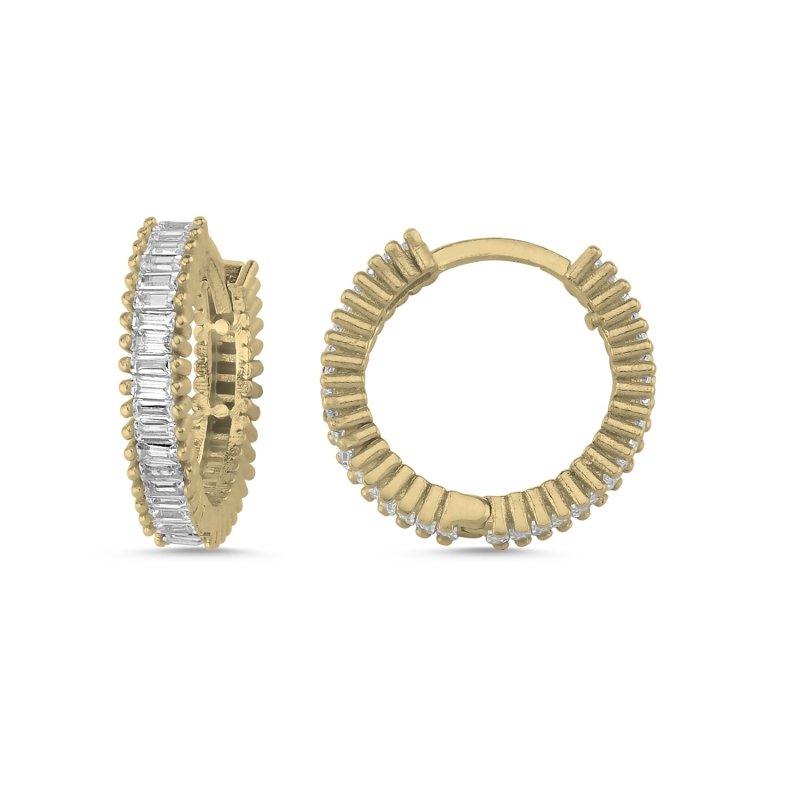 16mm%20Baguette%20CZ%20Eterntiy%20Hoop%20Earrings%20Gold%20Plated