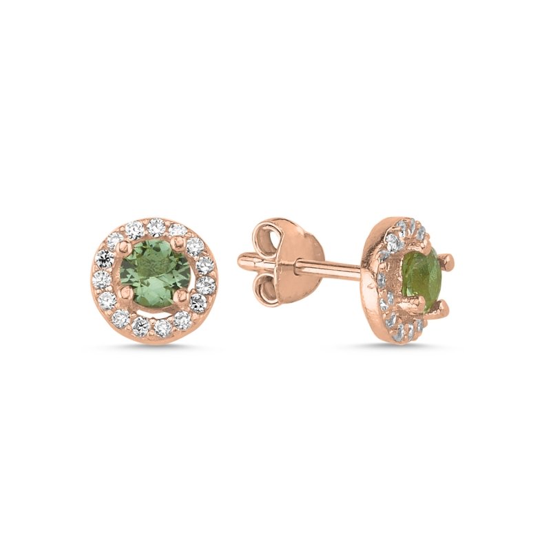 Halo%20Solitaire%20Zultanite%20CZ%20Stud%20Earrings%20Rose%20Gold%20Plated