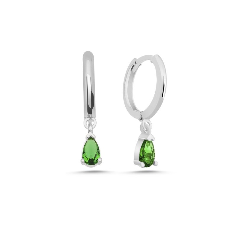 Emerald%20CZ%20Huggie%20Hoop%20Earrings