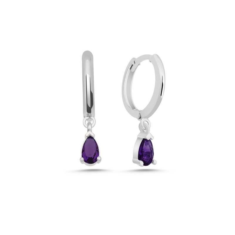 Amethyst%20CZ%20Huggie%20Hoop%20Earrings