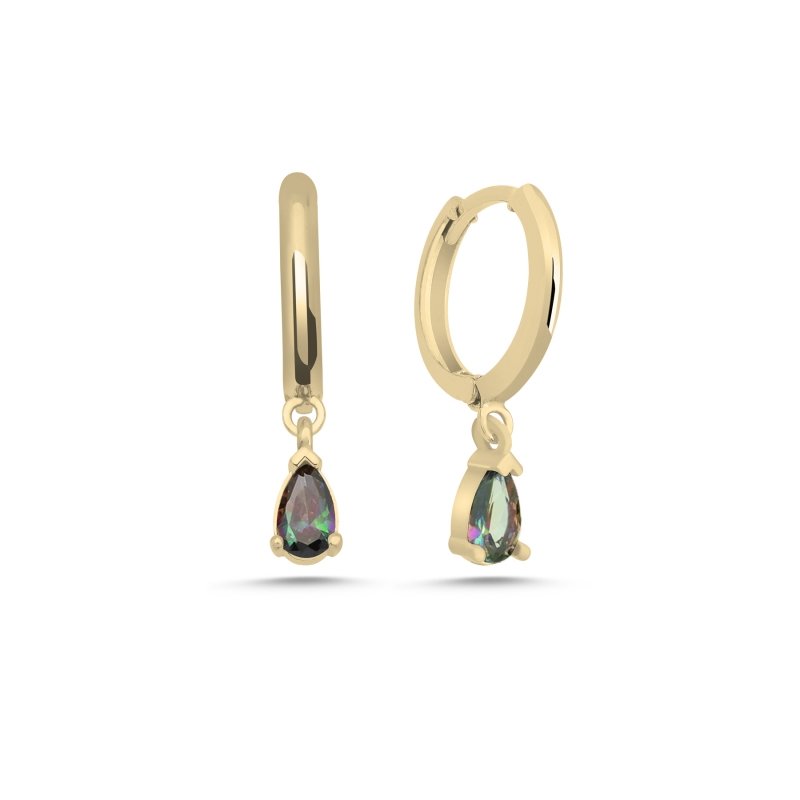 Mystic%20Topaz%20CZ%20Huggie%20Hoop%20Earrings%20Gold%20Plated