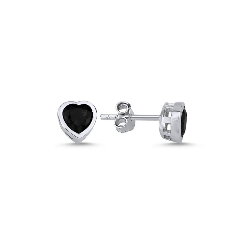 Heart%20Colored%20CZ%20Solitaire%20Stud%20Earrings