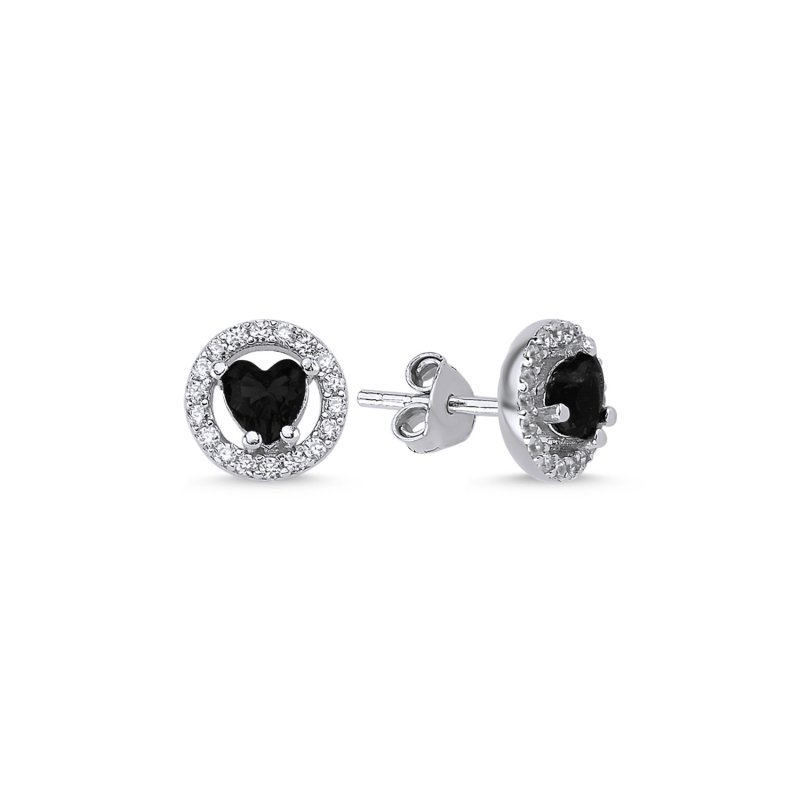 Halo%20Solitaire%20Colored%20CZ%20Stud%20Earrings