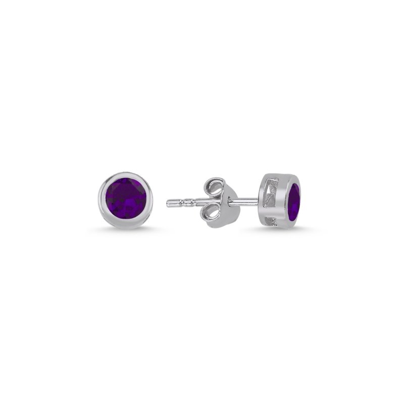 Round%20Solitaire%20Amethyst%20CZ%20Stud%20Earrings