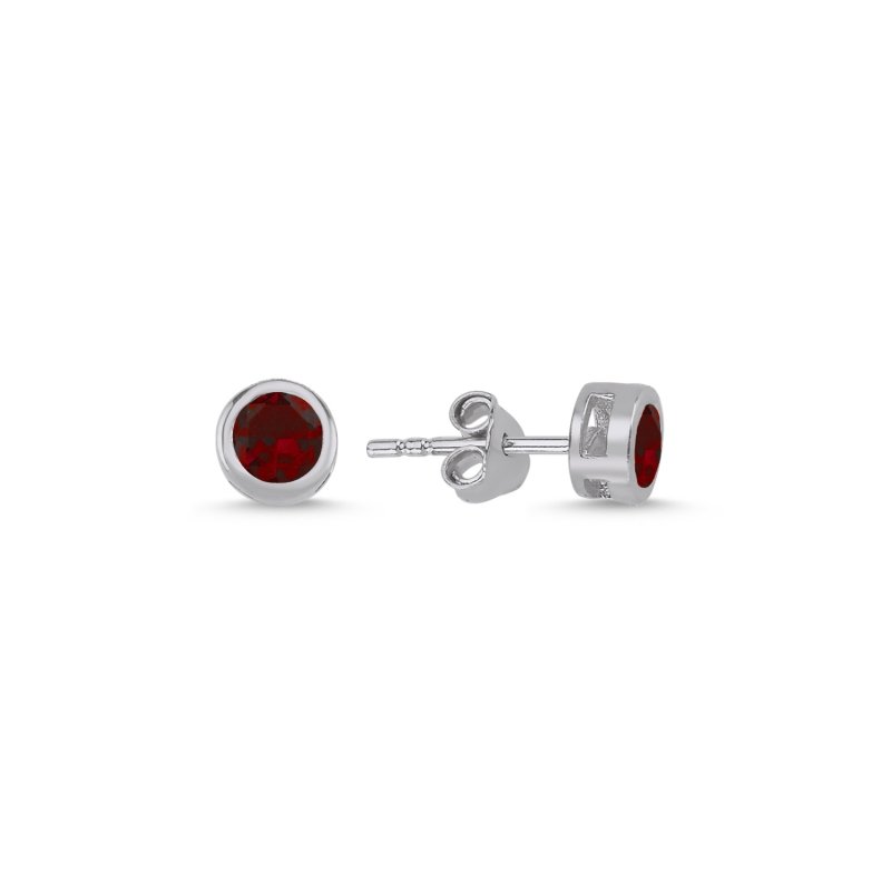 Round%20Solitaire%20Garnet%20CZ%20Stud%20Earrings