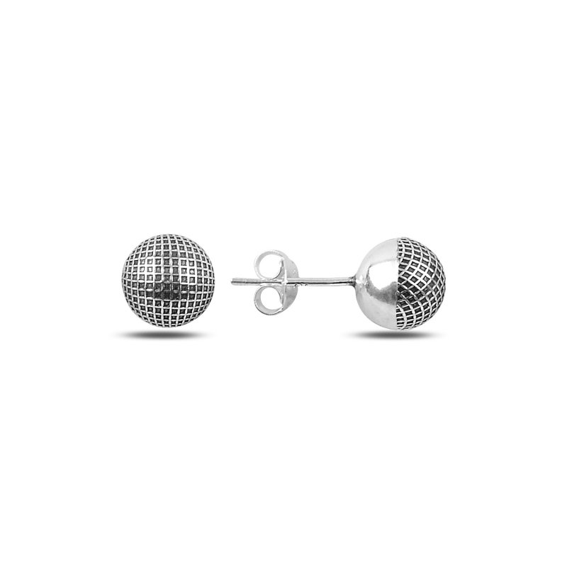 Oxidised%208mm%20Ball%20Stud%20Earrings