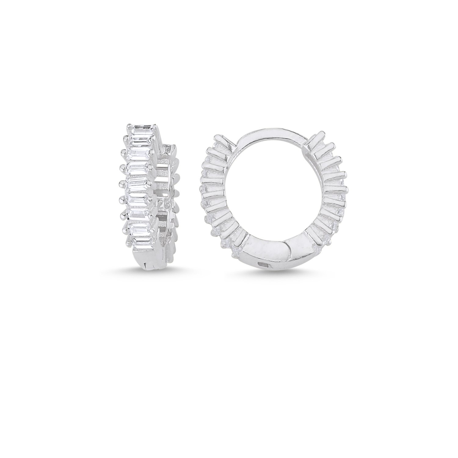 12mm%20Baguette%20CZ%20Eterntiy%20Hoop%20Earrings