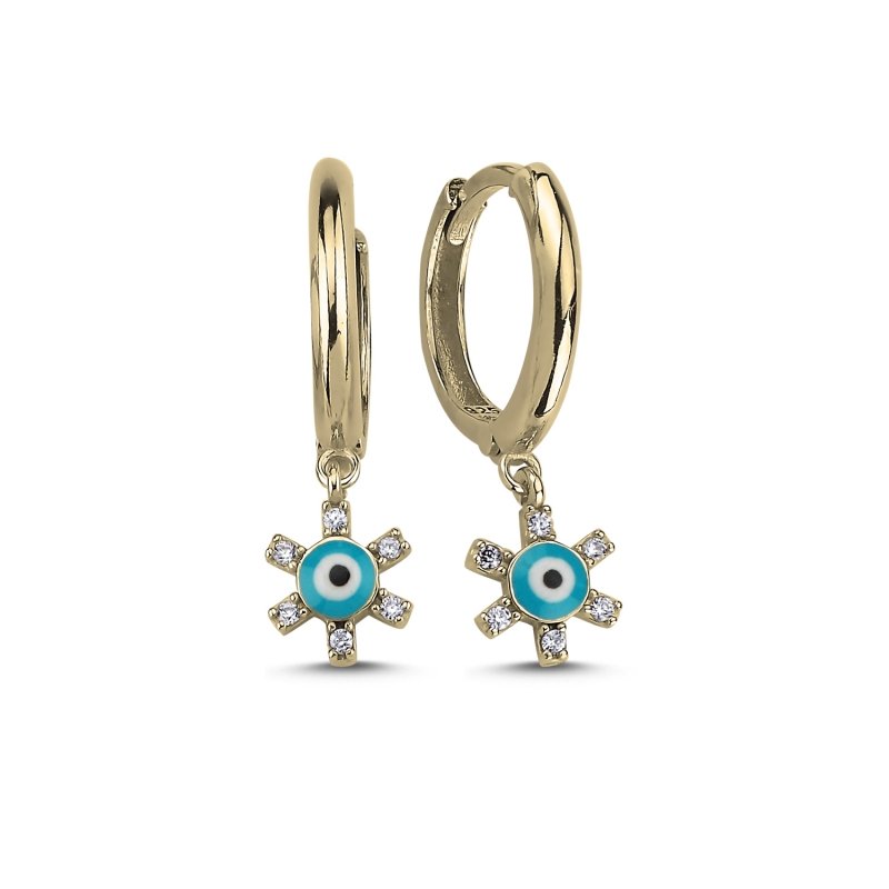 Eye%20Enamel%20&%20CZ%20Huggie%20Hoop%20Earrings