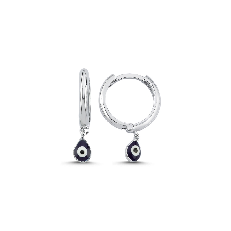 Enamel%20Eye%20Huggie%20Hoop%20Earrings