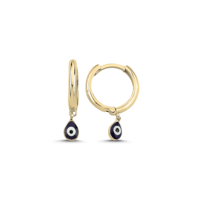 Enamel%20Eye%20Huggie%20Hoop%20Earrings%20Gold%20Plated