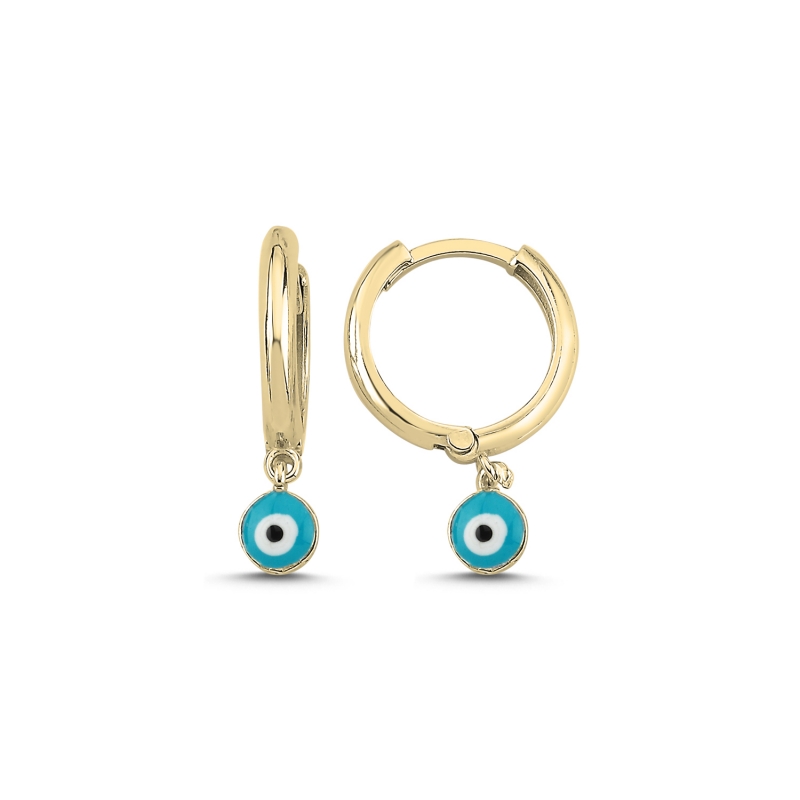 Enamel%20Eye%20Huggie%20Hoop%20Earrings%20Gold%20Plated