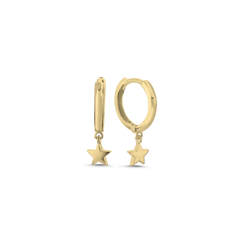 Star%20Huggie%20Hoop%20Earrings%20Gold%20Plated