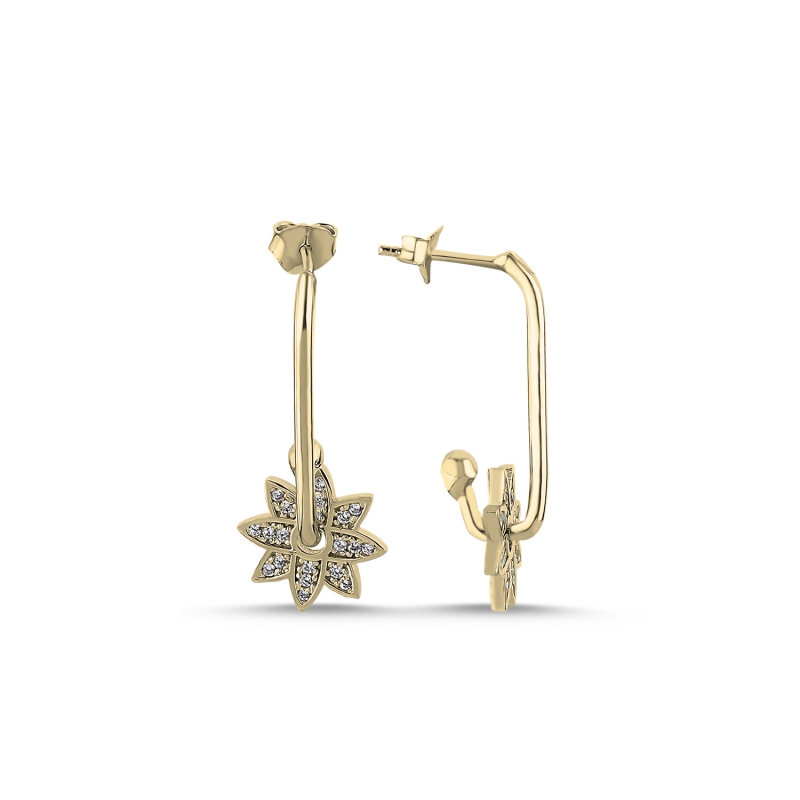 Flower%20CZ%20Earrings%20Gold%20Plated