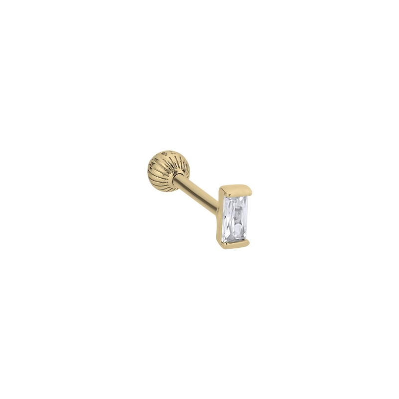 Baguette%20CZ%20Tragus%20Stud%20Gold%20Plated