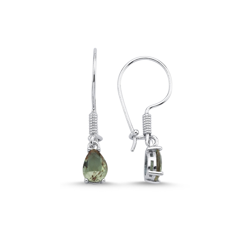 6x8mm%20Teardrop%20Zultanite%20CZ%20Solitaire%20Fish%20Hook%20Earrings