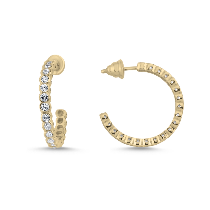 Eternity%20CZ%20Hoop%20Earrings%20Gold%20Plated