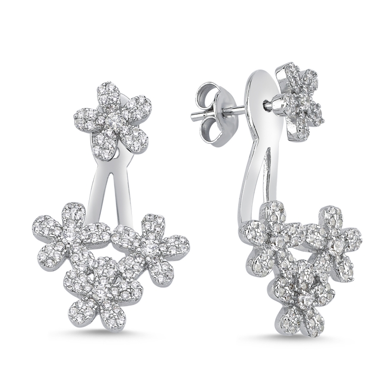 Flower%20CZ%20Ear%20Jacket%20Earrings