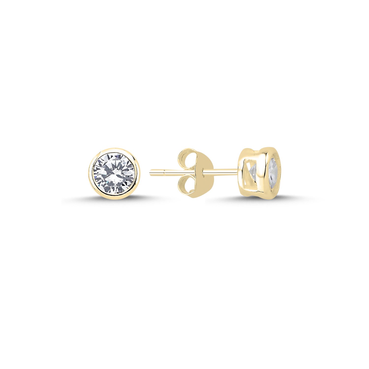 6mm%20CZ%20&%20Solitaire%20Stud%20Earrings-Altın%20kaplama