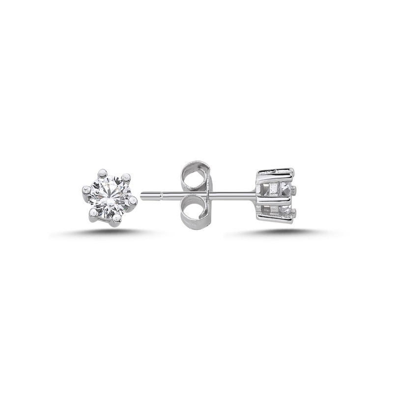 4.5mm%20Round%20CZ%20&%20Solitaire%20Stud%20Earrings