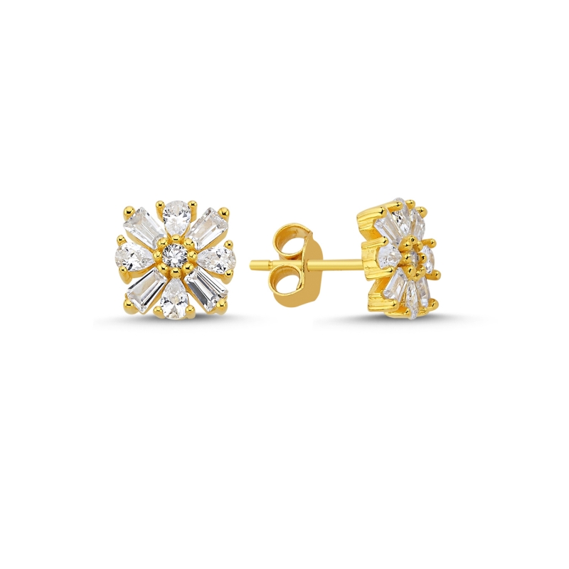 Baguette%20CZ%20Stud%20Earrings%20Gold%20Plated